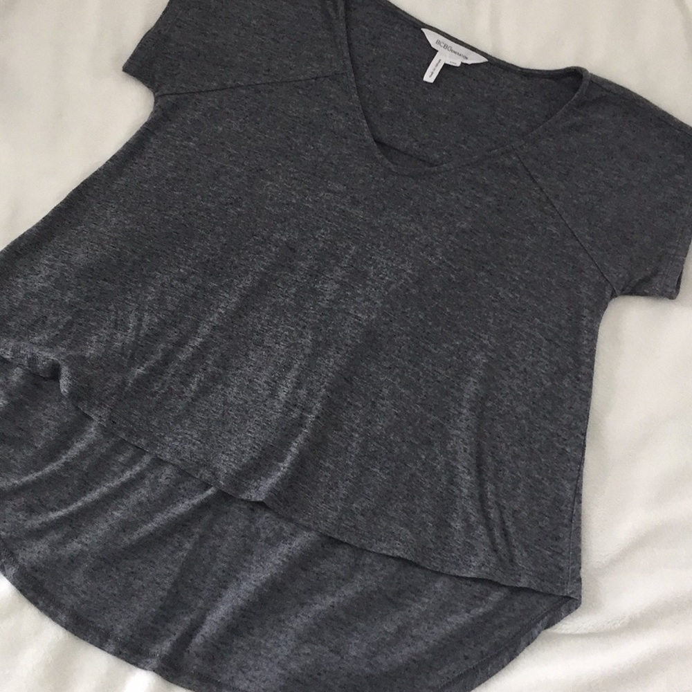 BCBGeneration cropped tee shirt with long back